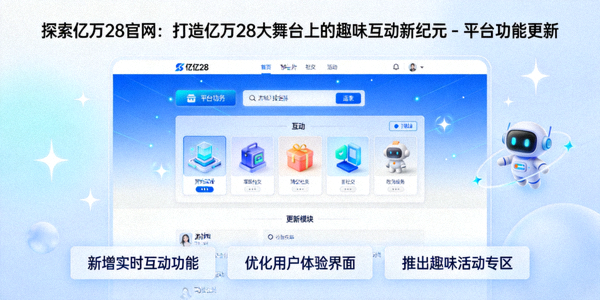 探索亿万28官网：打造亿万28大舞台上的趣味互动新纪元 - 平台功能更新
