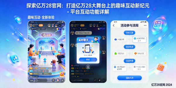 探索亿万28官网：打造亿万28大舞台上的趣味互动新纪元 - 平台互动功能详解
