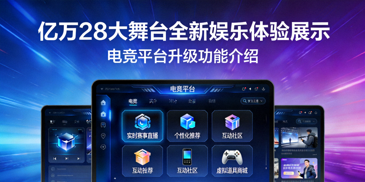 亿万28大舞台全新娱乐体验展示 - 电竞平台升级功能介绍
