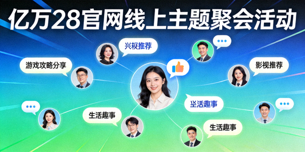 亿万28官网线上主题聚会活动 - 用户参与话题讨论和兴趣交流