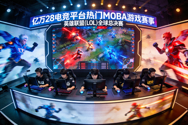 英雄联盟(LOL)全球总决赛激烈对战场景 - 亿万28电竞平台热门MOBA游戏赛事